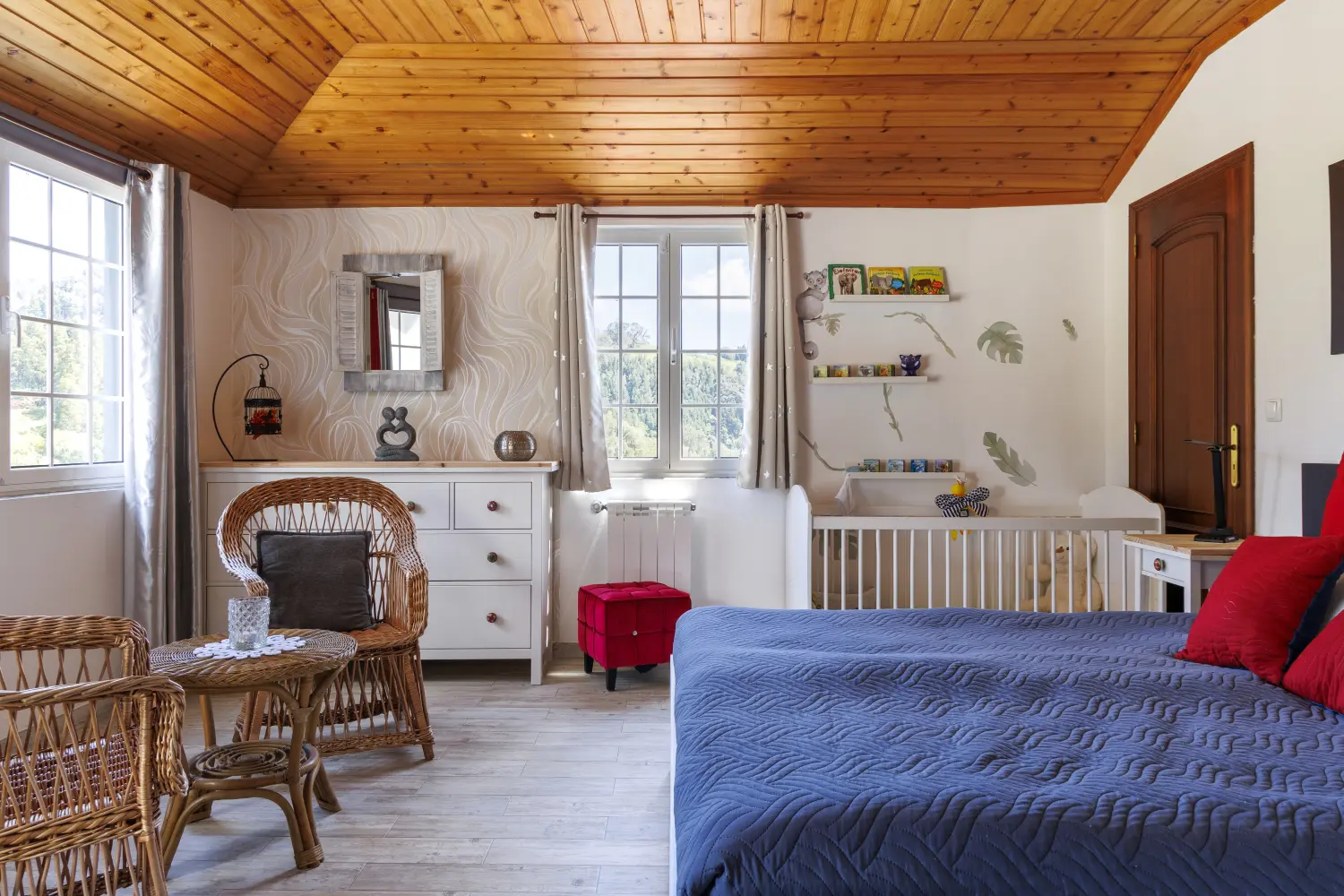 Villa Magia Verde – Blick auf das Schlafzimmer